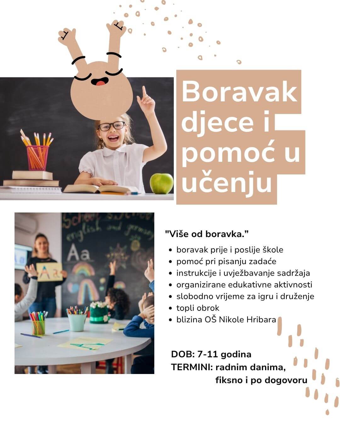 Boravak i pomoć u učenju Detalji